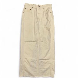 Denim Forum The '90s Pencil Maxi Denim Skirt Size 25